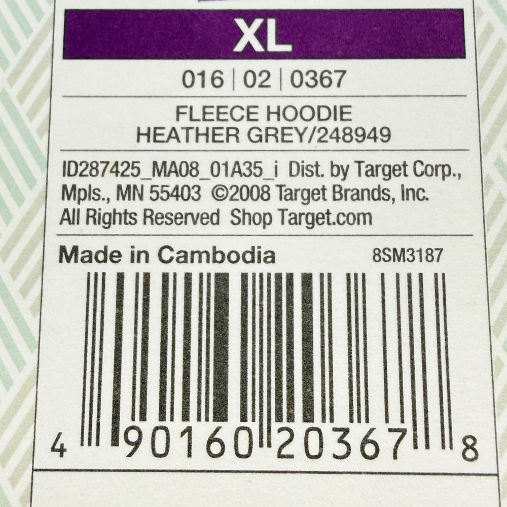 Merona Fleece Hoodie Heather Grey Womens Size XL Cozy Warm Sherpa Lined Hood NWT - Picture 8 of 16